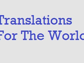 Translations For The World