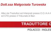 Logo Turowska polacco-inglese-italiano