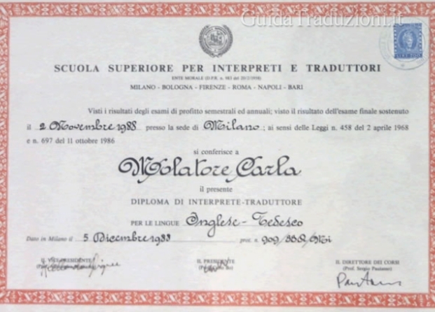 Diploma Carla