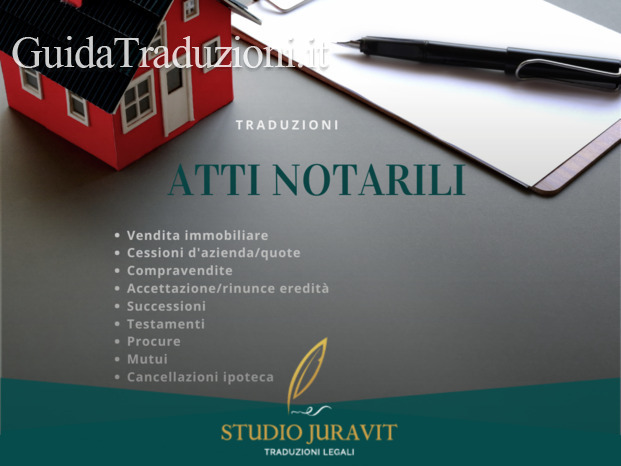 Traduzioni Notarili Studio Juravit